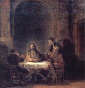 The Risen Christ at Emmaus REMBRANDT Harmenszoon van Rijn